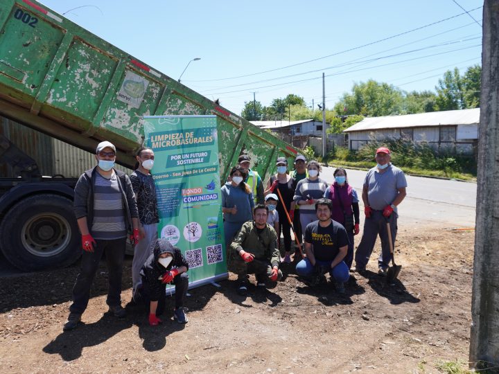 5 jornadas de limpieza de Microbasurales realizadas en la Cuidad de Osorno.