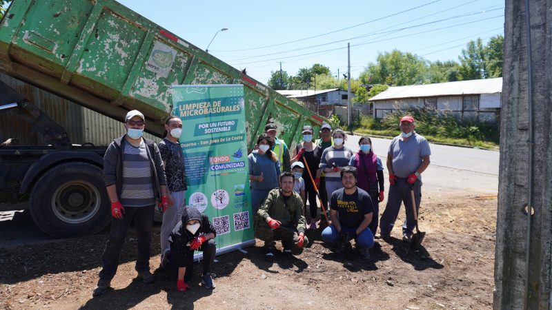 5 jornadas de limpieza de Microbasurales realizadas en la Cuidad de Osorno.